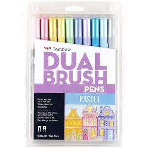 TOMBOW Dual Brush Pens - Pastel - 10 Count